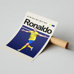 Ladda upp bild till gallerivisning, Fodbold plakat | Fodbold plakater | Cristiano Ronaldo Al-Nassr trøje Fodbold plakat | Perfekt til Den Ægte Fodbold Fan | Plakaty.dk
