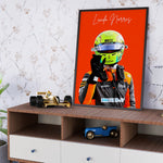 Ladda upp bild till gallerivisning, Lando Norris F1-affisch | Unik design på över 20 internationella banor!
