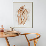 Ladda upp bild till gallerivisning, Love in Hands | Kærlighed plakat
