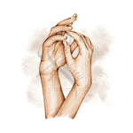 Ladda upp bild till gallerivisning, Love in Hands | Kærlighed plakat

