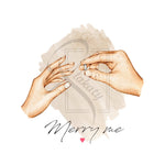 Ladda upp bild till gallerivisning, Marry me - Ring Forever | Kærlighed plakat
