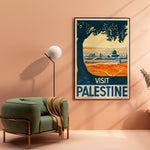 Ladda upp bild till gallerivisning, Palestine Vintage Travel Plakat | VINTAGE VISIT PALESTINE
