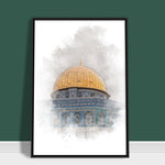Ladda upp bild till gallerivisning, 3x Islam Plakater | Al-Aqsa Mosque Islamisk Plakat
