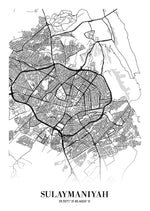 Ladda upp bild till gallerivisning, Sulaymaniyah | Byplakat - Min By
